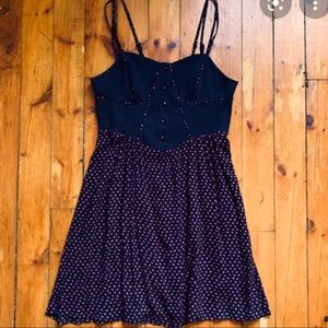 byCorpus Urban Outfitters blue Bustier Top Dress Size 8 A-line Short Sundress